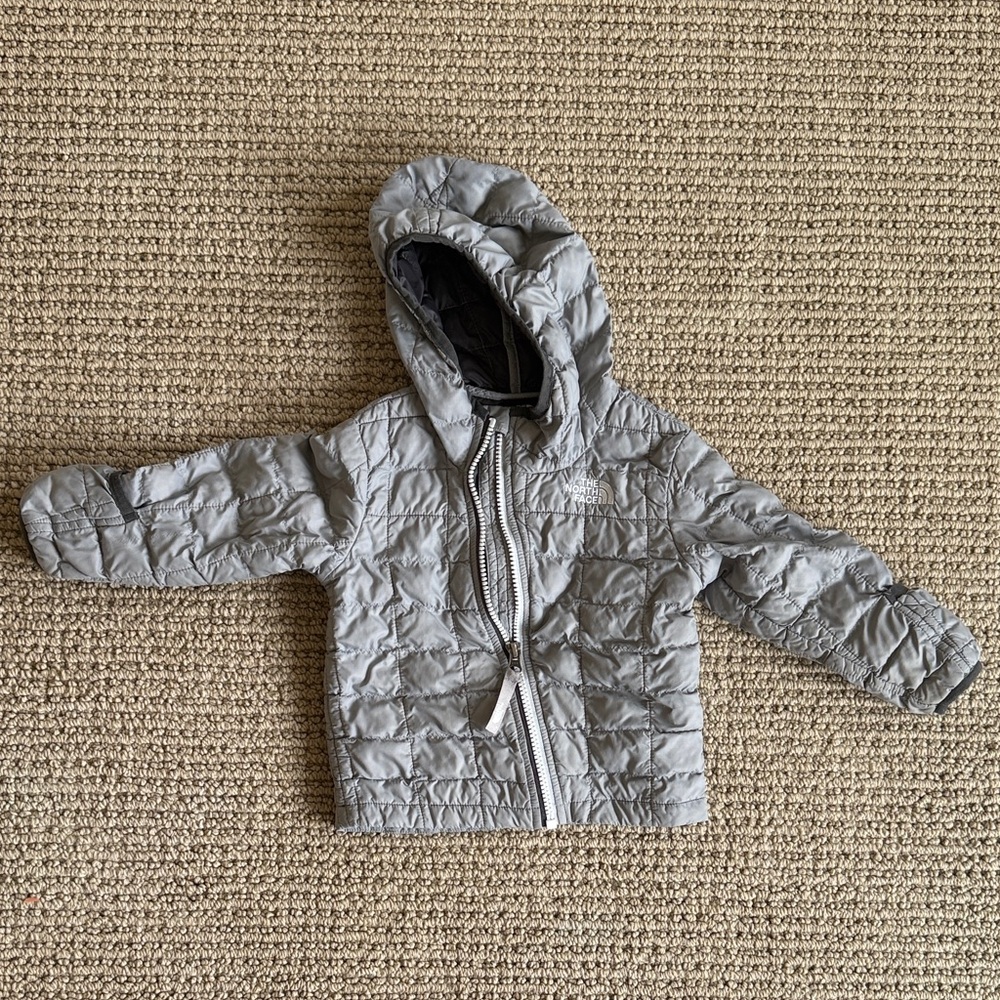The North Face Thermoball Gray Quilted Jacket